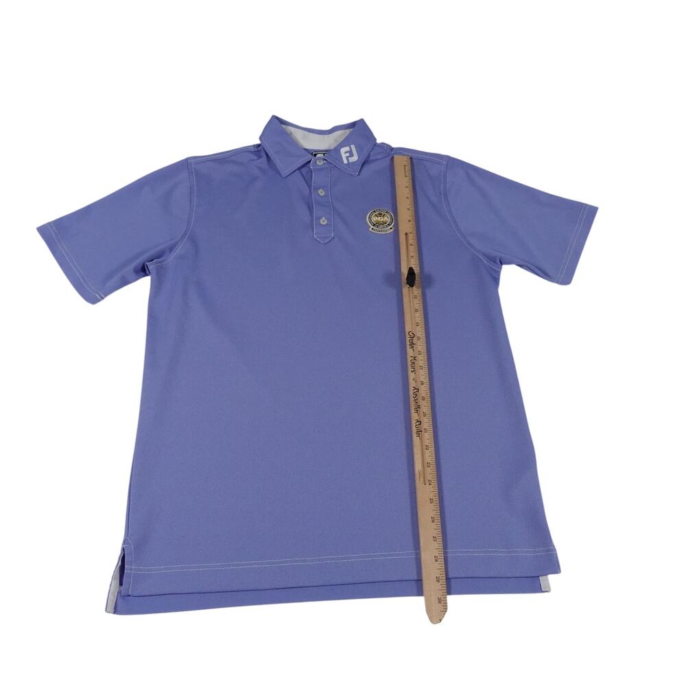 FootJoy Tour Embroidered PGA Performance Golf Polo Shirt Men's Athletic Large - Picture 5 of 9